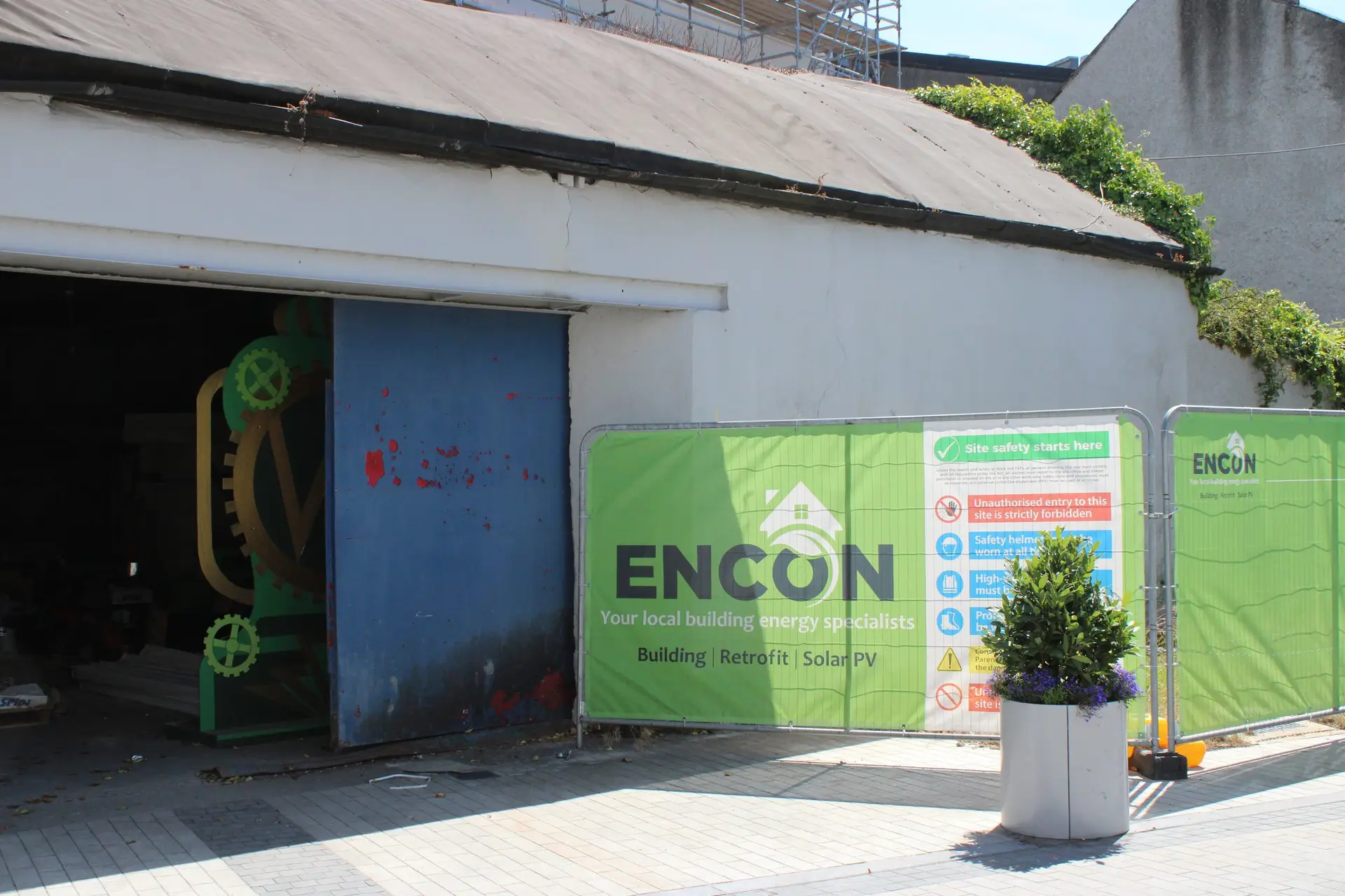 ENCON branded premises entrance